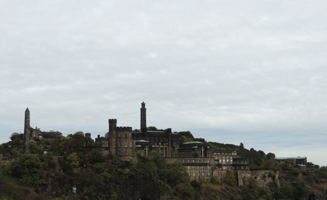 calton hill from old town